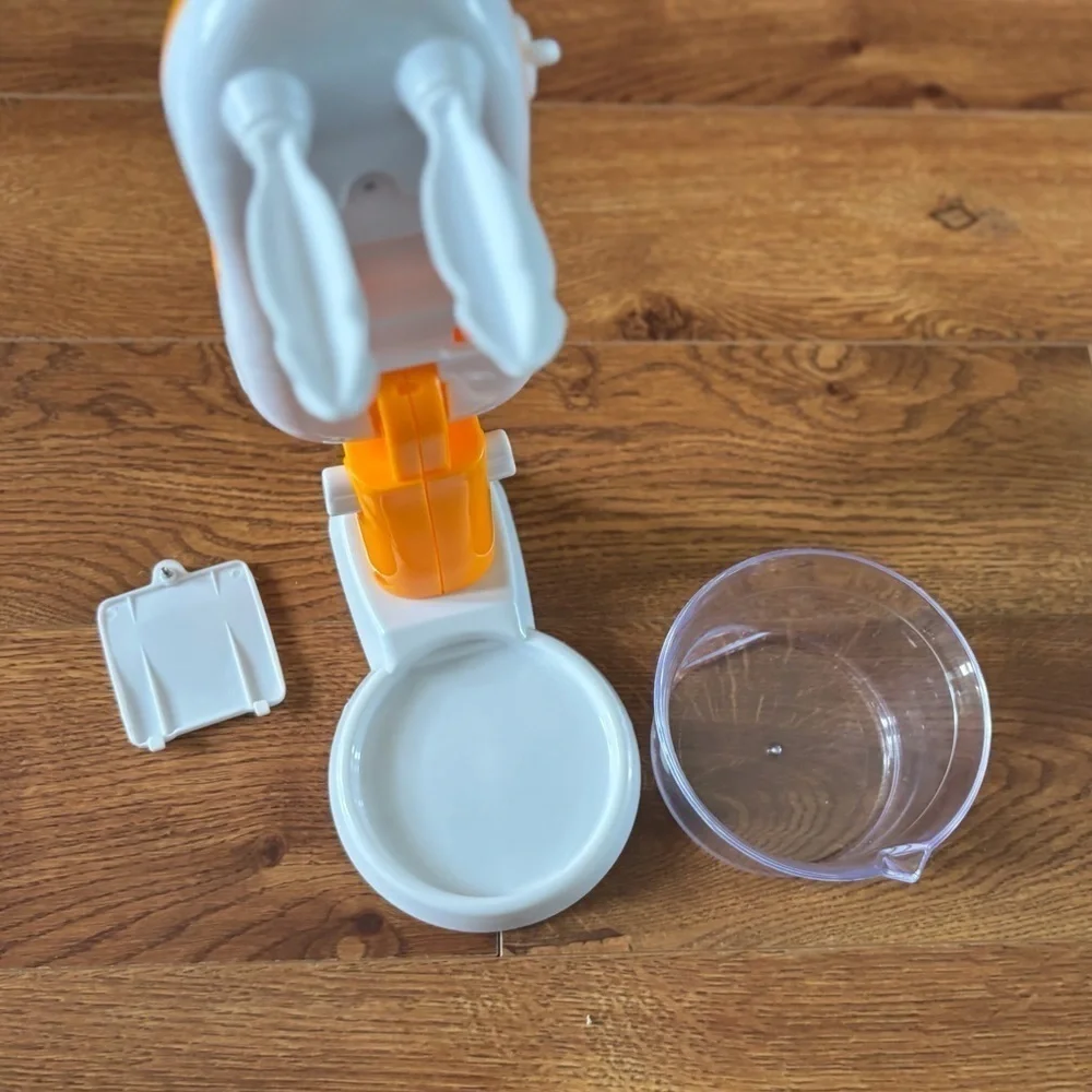 Orange and White Kids Toy Mixer